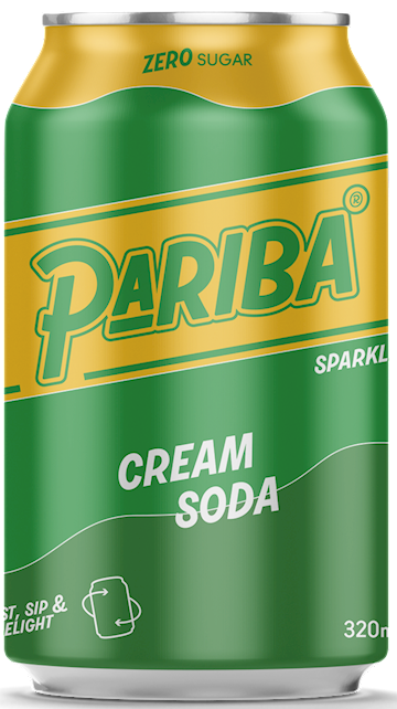 Pariba Zero Cream Soda 0,32L * 12 Short dated