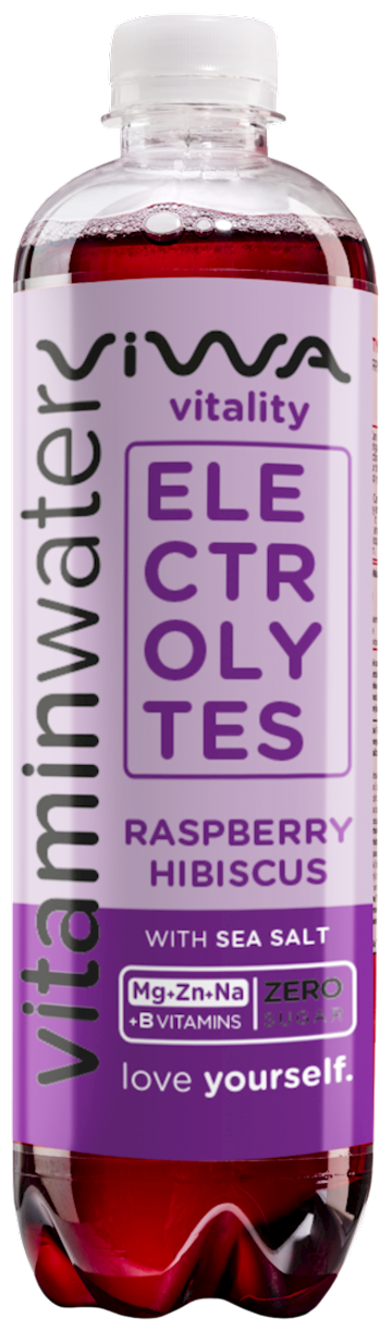 ViWa Vitality Electrolytes Raspb Hibis 0,6L * 12 Short dated
